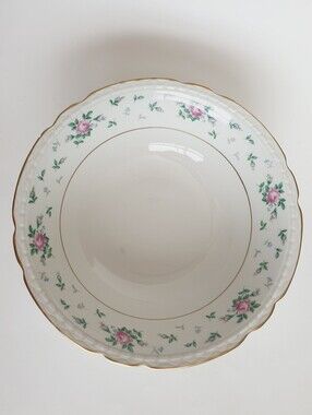 Princess China Tru-Tone Sweet Briar Vintage Round Vegetable Bowl USA
